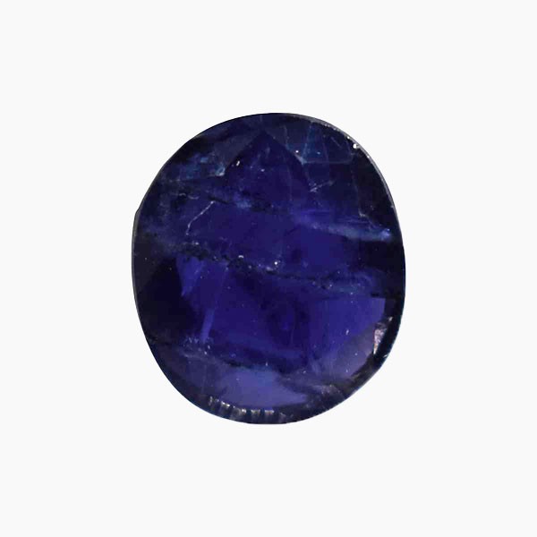 Blue Spinel Gemstone, Neeli Stone, Oval Shape