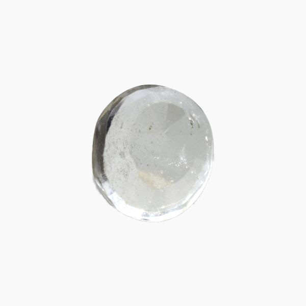 Crystal Gemstone, Sphatik Stone, Oval Shape