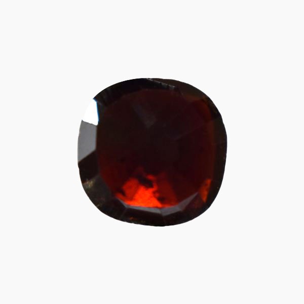 Hessonite Gemstone, Gomed Stone, Cushion Shape