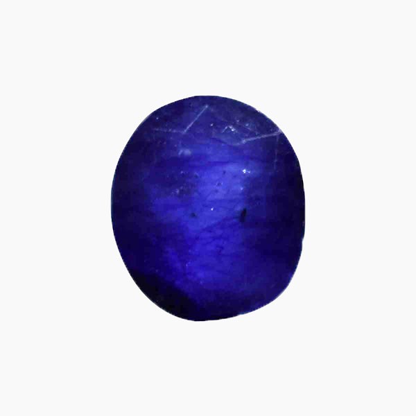 Blue Sapphire Gemstone, Neelam Stone, Oval Shape